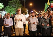خروش مرگ بر آمریکا و طنین نماز استغاثه در یاسوج
