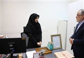 دیدار وزیر علوم با بازمانده شهدای جنگ رمضان دانشگاه شهیدبهشتی