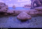 گزارش تصویری| تماشای ماهی‌ها از دل 40 متری تونل شیشه‌ای