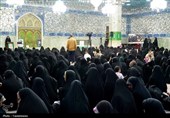 گردهمایی «عهد خواهری» در قم؛ تجدید پیمان بانوان با رهبر انقلاب+ فیلم