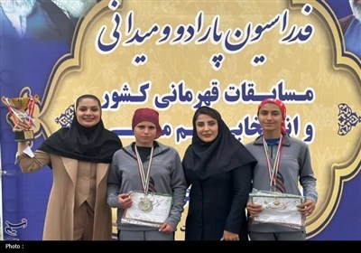دختران طلایی کردستان روی سکوی افتخار کشور
