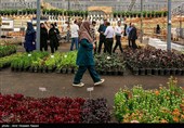 افتتاح بازار گل قزوین