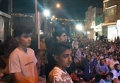 برگزاری جشن غدیر خیابانی در امیرآباد و حاجی‌آباد بیرجند