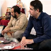 دیدار حجت الاسلام علی سعیدی با خانواده شهید زنجان