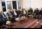 دیدار حجت الاسلام علی سعیدی با خانواده شهید زنجان