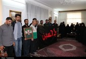 دیدار فرمانده سپاه انصارالمهدی با خانواده شهدا
