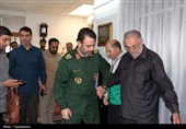 دیدار فرمانده سپاه انصارالمهدی با خانواده شهدا