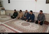 دیدار فرمانده سپاه انصارالمهدی با خانواده شهدا