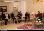 دیدار فرمانده سپاه انصارالمهدی با خانواده شهدا