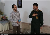 دیدار فرمانده سپاه انصارالمهدی با خانواده شهدا