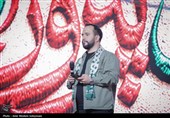 اهتزاز پرچم متبرک حرم امیرالمومنین(ع) در اجتماع مردمی ایران مقاوم در کرمان