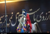هفتمین شب سوگواره ملی تعزیه ده‌زیار؛ اجرای باشکوه مجلس شهادت حضرت علی‌اکبر(ع)