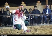 هفتمین شب سوگواره ملی تعزیه ده‌زیار؛ اجرای باشکوه مجلس شهادت حضرت علی‌اکبر(ع)