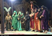 هفتمین شب سوگواره ملی تعزیه ده‌زیار؛ اجرای باشکوه مجلس شهادت حضرت علی‌اکبر(ع)