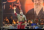 هفتمین شب سوگواره ملی تعزیه ده‌زیار؛ اجرای باشکوه مجلس شهادت حضرت علی‌اکبر(ع)