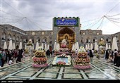 حرم مطهر رضوی در آستانه عید غدیر