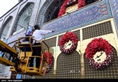حرم مطهر رضوی در آستانه عید غدیر