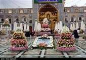حرم مطهر رضوی در آستانه عید غدیر