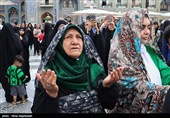 حرم مطهر رضوی در آستانه عید غدیر