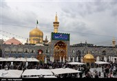 حرم مطهر رضوی در آستانه عید غدیر