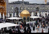 حرم مطهر رضوی در آستانه عید غدیر