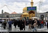 حرم مطهر رضوی در آستانه عید غدیر