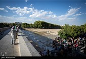 بازگشایی  آب زاینده رود