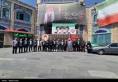 بازدید آیت‌الله عاملی از موکب‌های غدیر؛ 35 هزار پرس غذا میان مردم اردبیل توزیع شد