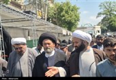 بازدید آیت‌الله عاملی از موکب‌های غدیر؛ 35 هزار پرس غذا میان مردم اردبیل توزیع شد