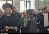 بازدید آیت‌الله عاملی از موکب‌های غدیر؛ 35 هزار پرس غذا میان مردم اردبیل توزیع شد