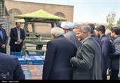 بازدید آیت‌الله عاملی از موکب‌های غدیر؛ 35 هزار پرس غذا میان مردم اردبیل توزیع شد