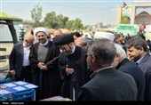 بازدید آیت‌الله عاملی از موکب‌های غدیر؛ 35 هزار پرس غذا میان مردم اردبیل توزیع شد
