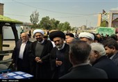 بازدید آیت‌الله عاملی از موکب‌های غدیر؛ 35 هزار پرس غذا میان مردم اردبیل توزیع شد