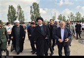 بازدید آیت‌الله عاملی از موکب‌های غدیر؛ 35 هزار پرس غذا میان مردم اردبیل توزیع شد