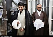 مراسم عمامه‌گذاری جمعی از طلاب در قم همزمان با عید غدیر