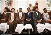 مراسم عمامه‌گذاری جمعی از طلاب در قم همزمان با عید غدیر