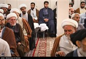مراسم عمامه‌گذاری جمعی از طلاب در قم همزمان با عید غدیر