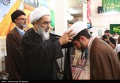 مراسم عمامه‌گذاری جمعی از طلاب در قم همزمان با عید غدیر