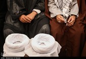 مراسم عمامه‌گذاری جمعی از طلاب در قم همزمان با عید غدیر