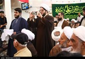 مراسم عمامه‌گذاری جمعی از طلاب در قم همزمان با عید غدیر