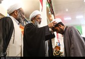 مراسم عمامه‌گذاری جمعی از طلاب در قم همزمان با عید غدیر