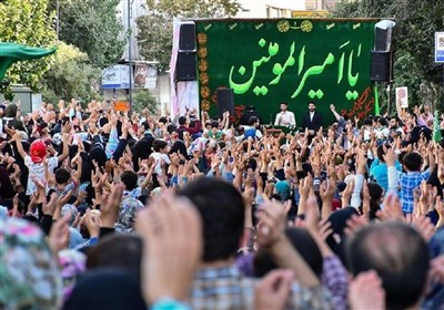غدیر در خیابان‌های کرج جاری شد