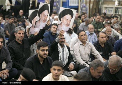 مراسم ارتحال امام خمینی در کرمانشاه