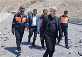احداث مسیر جایگزین در کنار پل شهید رئیسی