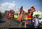 کاروان غدیر در مهمانی کیلومتری غدیر
