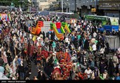 کاروان غدیر در مهمانی کیلومتری غدیر