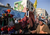 کاروان غدیر در مهمانی کیلومتری غدیر