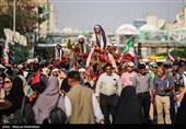 کاروان غدیر در مهمانی کیلومتری غدیر