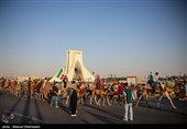 کاروان غدیر در مهمانی کیلومتری غدیر