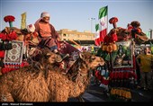 کاروان غدیر در مهمانی کیلومتری غدیر